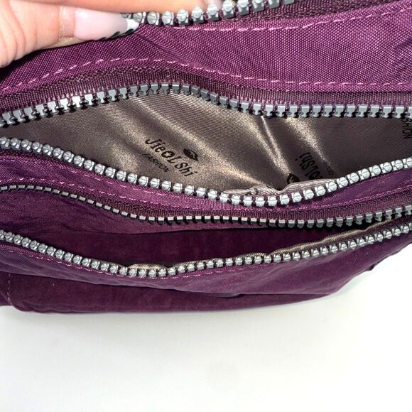 Jielshi Nylon Crossbody Bag - Purple - Picture 7 of 9